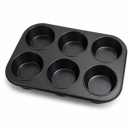 Moule à muffins kozie sans marque sans marque 6 pièces – moule à pâtisserie sans pfas – revêtement antiadhésif – pour muffins cupcakes