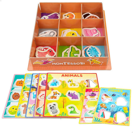 Couleurs de la boîte bébé montessori Lisciani