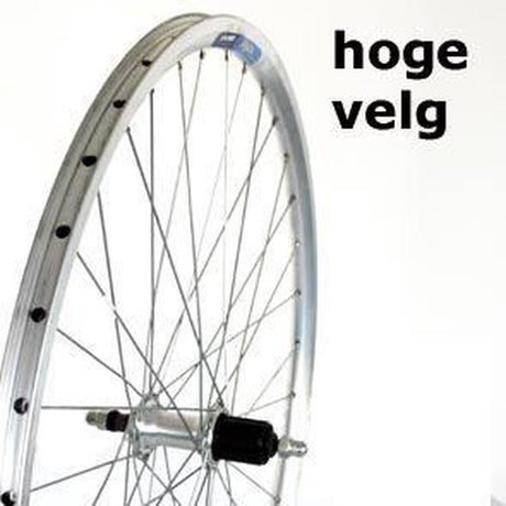 Roue arrière Roland 28 argent Cats 8V ALU V-Profile