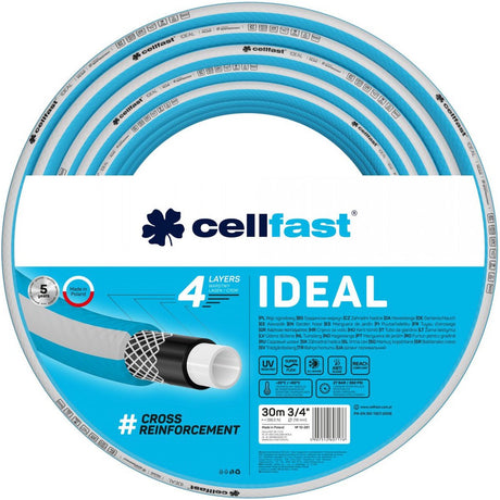 Cellfast - idéal - tuyau d'arrosage 3 4 30m - 4 couches - résistant aux UV