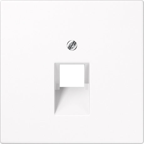 Jung ls969-1uaww uae, iae, cache prise RNIS 1 voie blanc