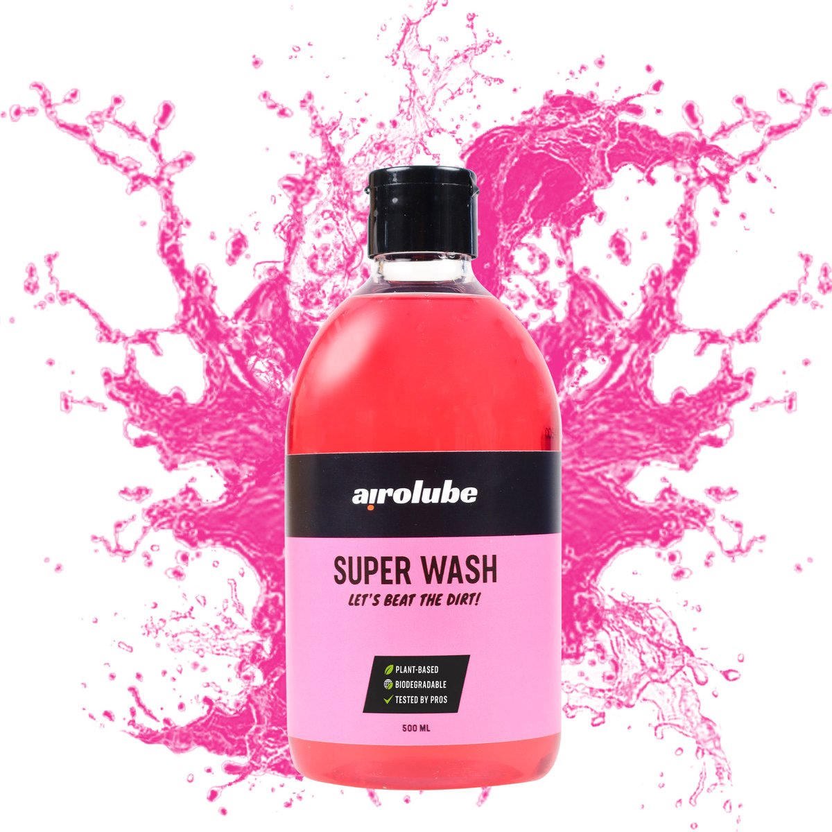 Superwash à vélo Shampooing 500 ml de rouge