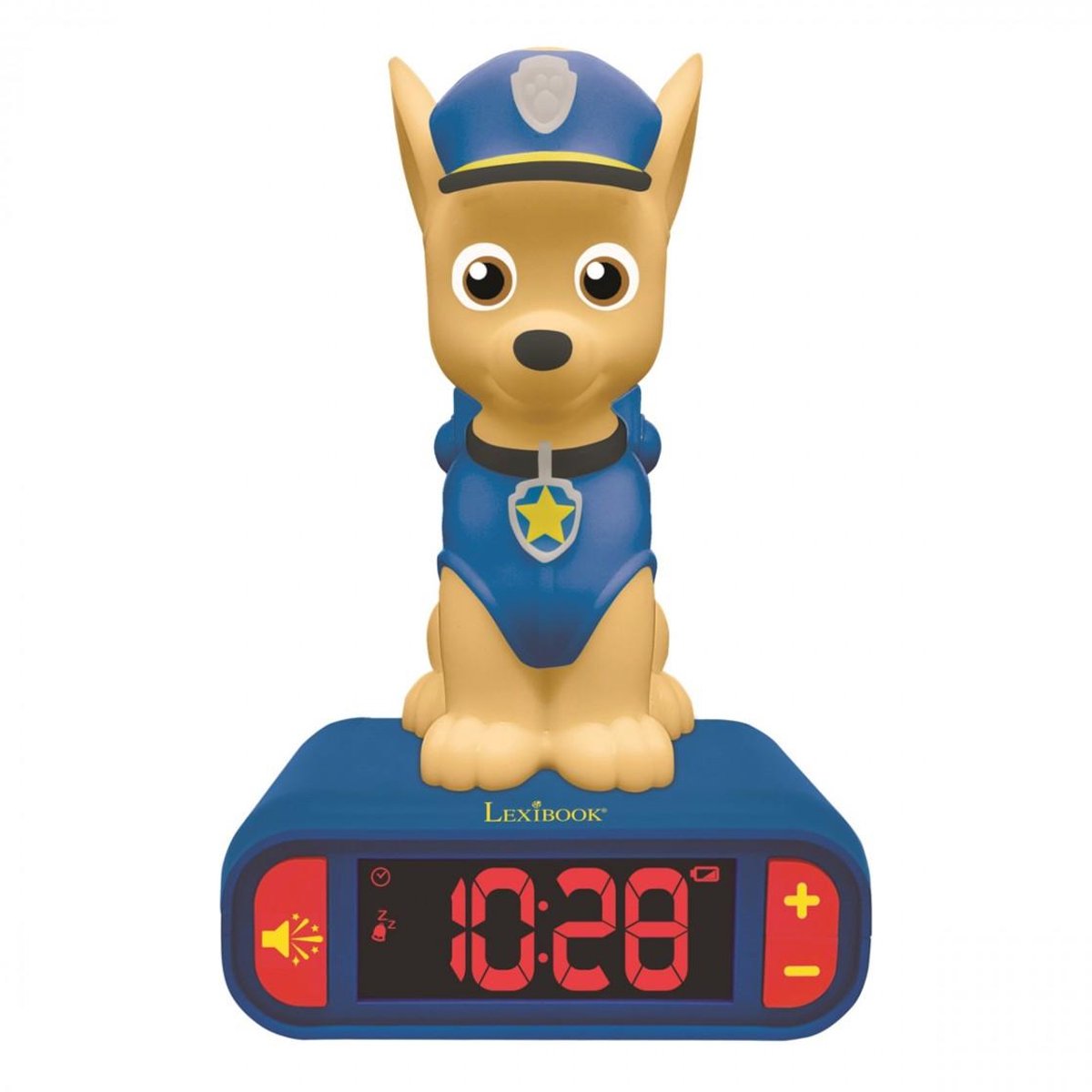 Radio-réveil Paw Patrol 3D avec effet lumineux et sonore