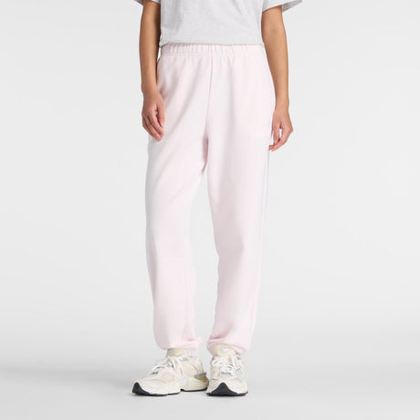 Pantalon femme New Balance Sport Essentials French Terry Jogger - Rose Sel