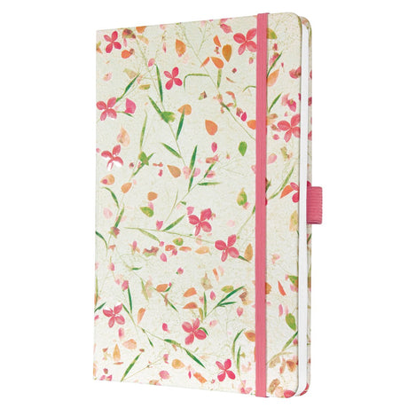Sigel agenda hebdomadaire beauté 2026 - format a5 - rose fleuri - couverture rigide - si-j6307