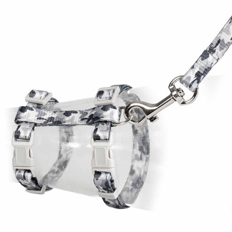 Duvo + set de promenade pour chat camouflage 20-35cm 10mm - 125cm