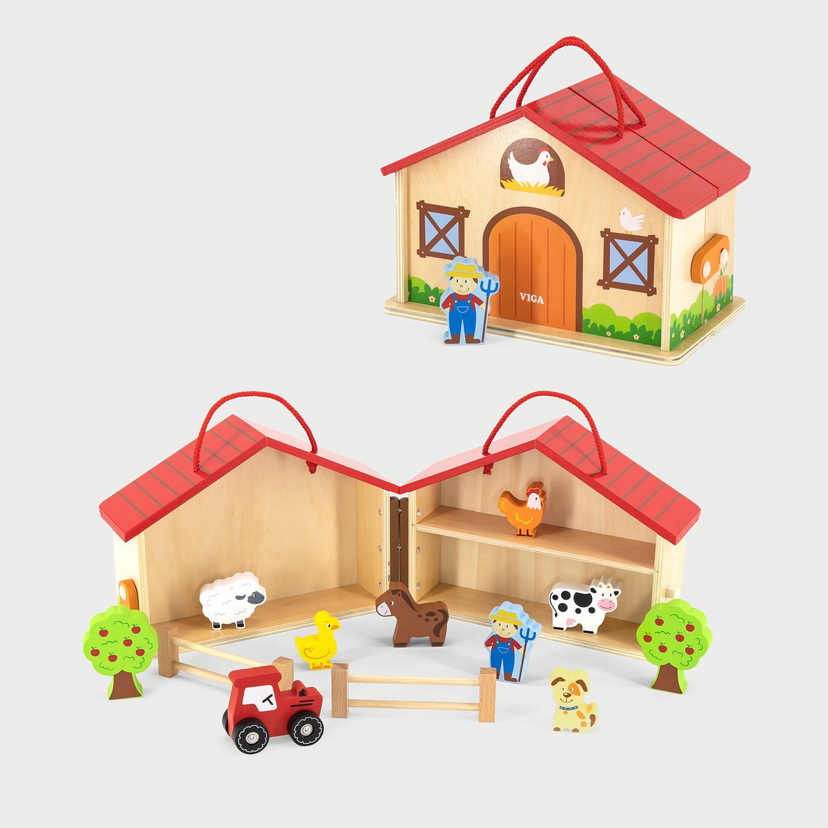 Vigatoys https : www.cchobby.nl viga-boerderijset-h-13-cm-l-23-cm-w-17-cm-1-piece