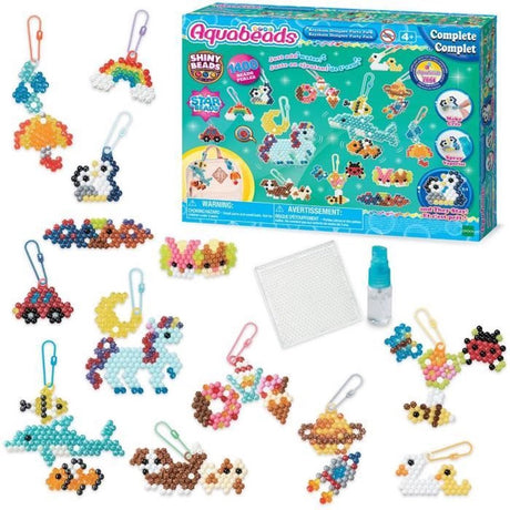 Aquabeads 35025 - coffret complet mes porte-clés et pendentifs - perles qui collent à l'eau
