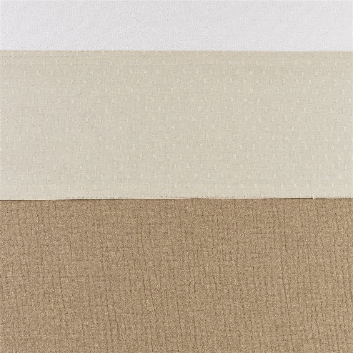 Drap de berceau Meyco baby plume - 75 x 100 cm - sable doux