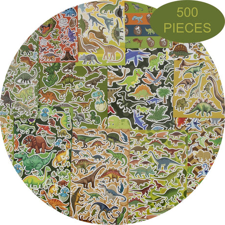 Mega Stickerset Dinosaurus, 500e.