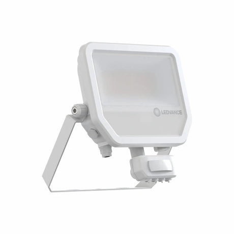 Ledvance projecteur led aluminium blanc 41w 5500lm 100d - 830 blanc chaud | ip65 - capteur de mouvement et de lumière - symétrique