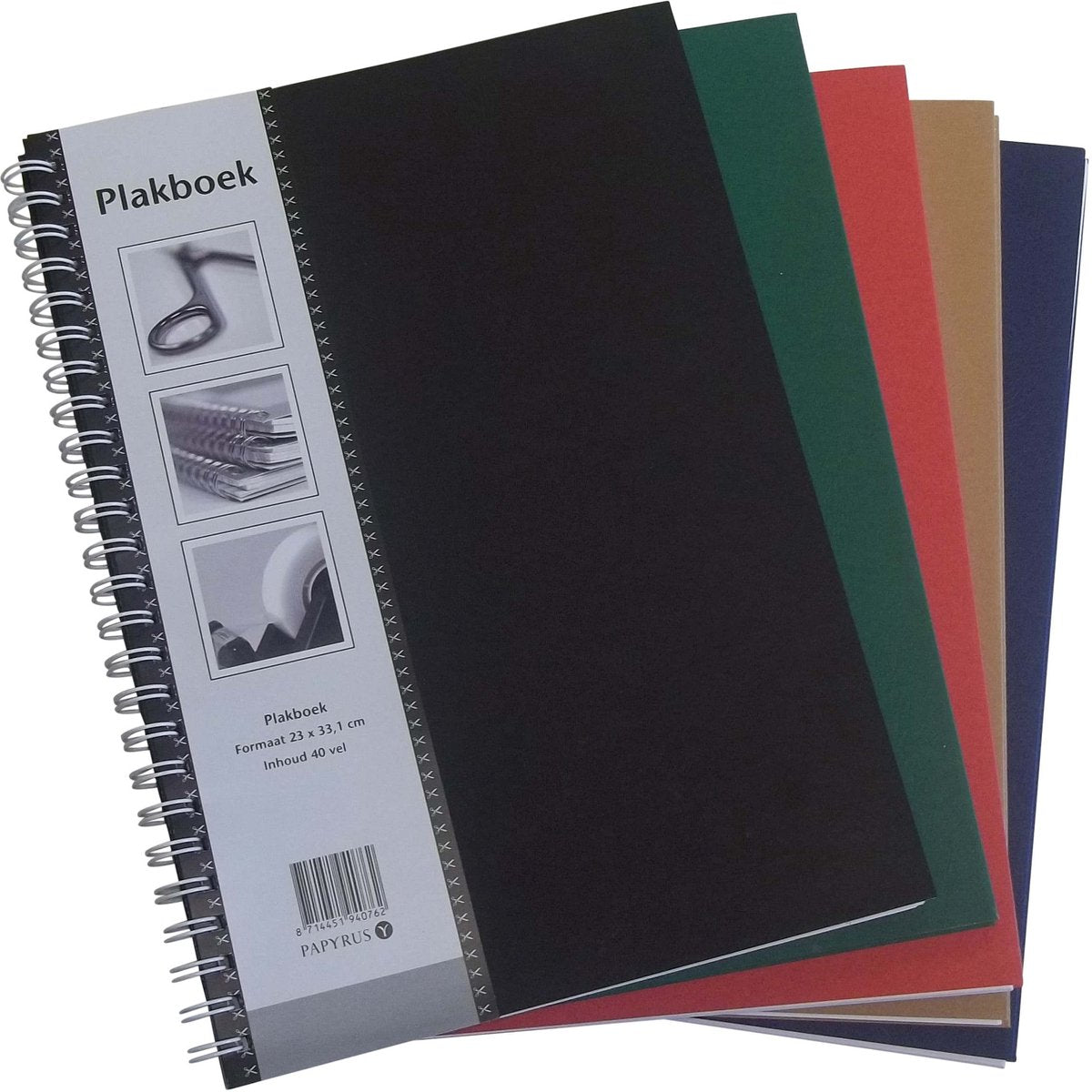 Scrapbook sans marque sans marque neutre 230x330 5 pièces 40 feuilles