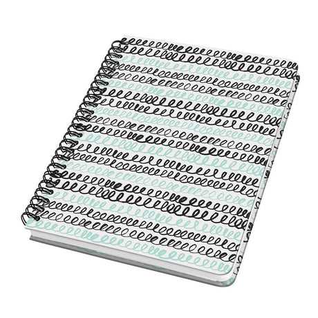 Sigel - cahier à spirale - jolie - a5 - couverture rigide - 120 pages - papier 100 grammes - points - menthe frisée - si-jn622