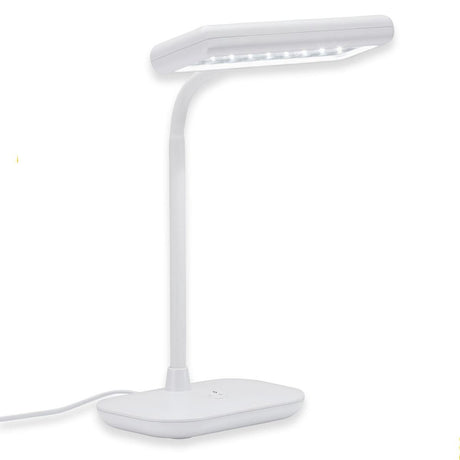 Briloner - lampe lumière du jour - lampe de bureau - lampe de table LED - rotative et inclinable - 6 500 K - blanc