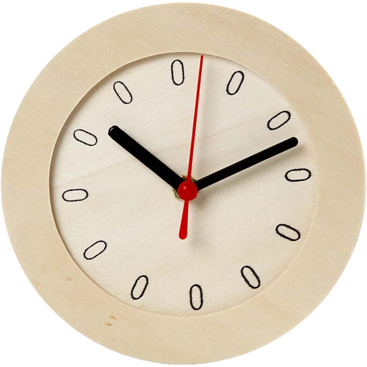 Société créative https: www.ccobby.nl horloge-avec-cadre-en-bois-d-15-cm-1-pièce