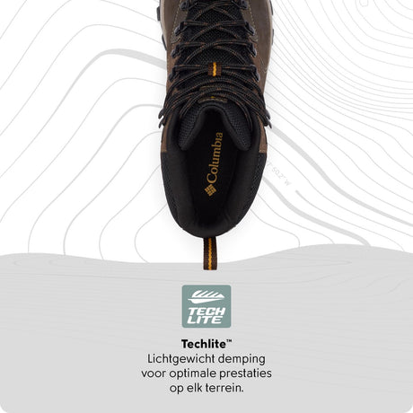 Chaussures de randonnée imperméables homme Columbia Newton Ridge™ Plus II - cordovan, squash - taille 42