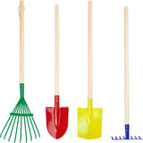 Petit pied - outils de jardin pour enfants en bois, 4dlg.