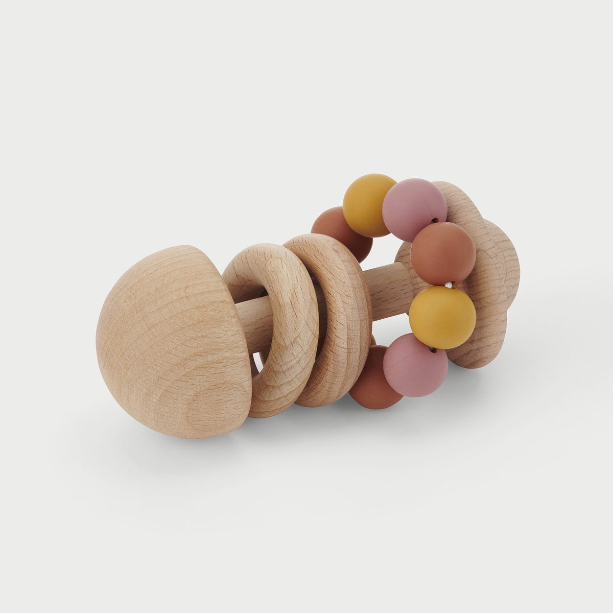 Hochet en perles Tickit® silisoft® (terre)