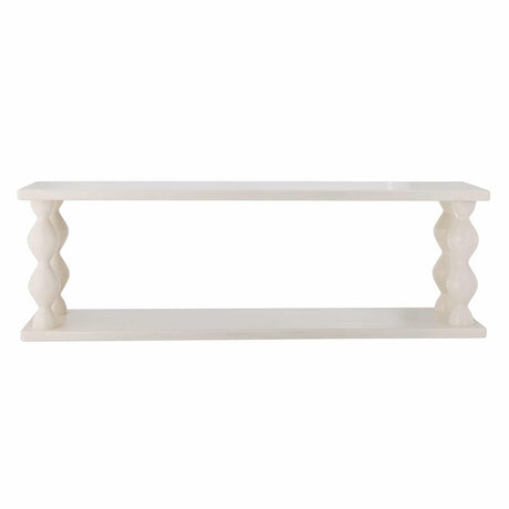 Bloomingville étagère murale salino m blanc