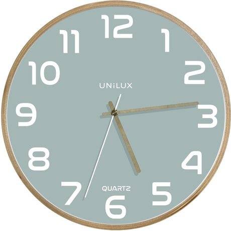 Horloge baltique Unilux bois bleu