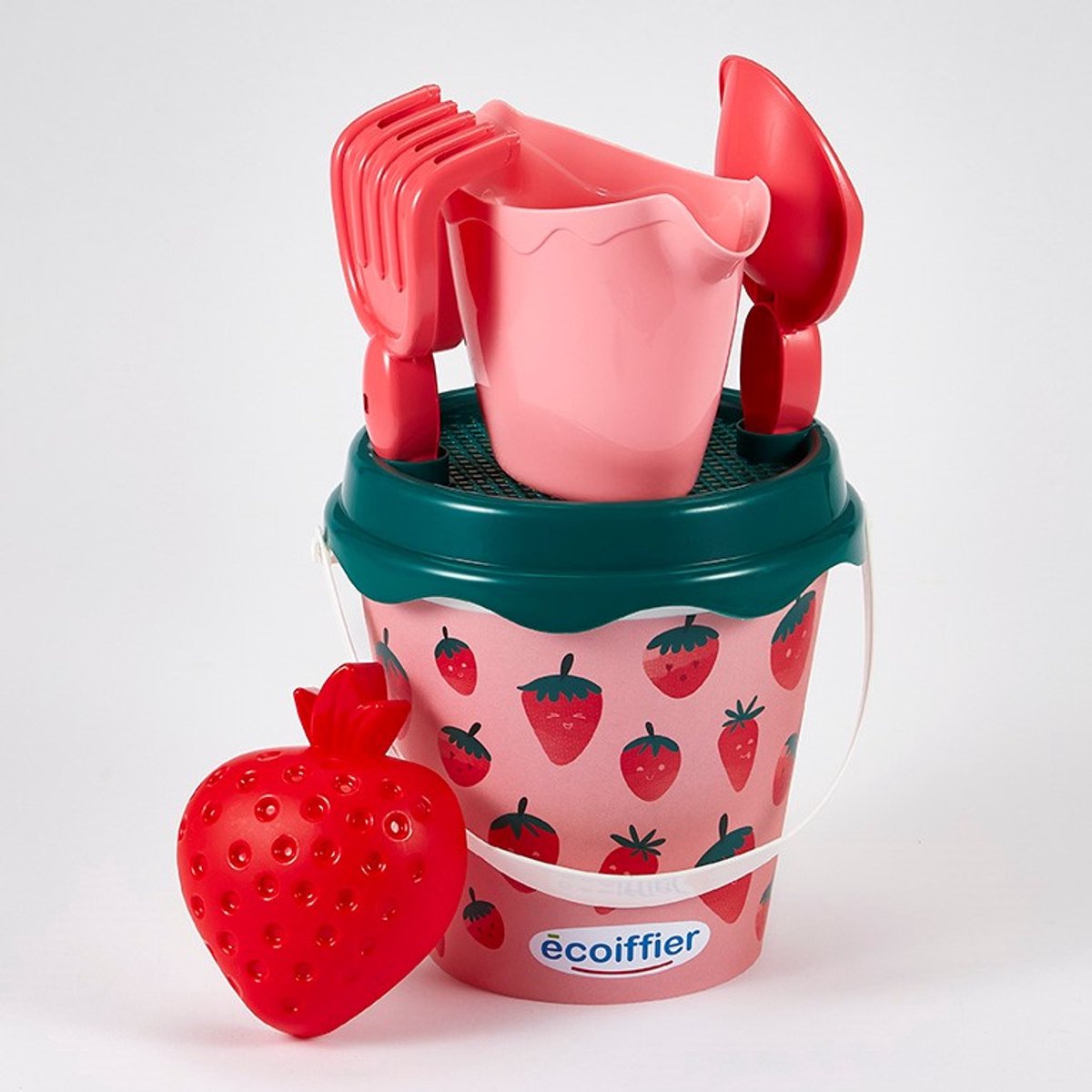 Écoiffier set de plage ecoiffier fraise - 6 pièces.