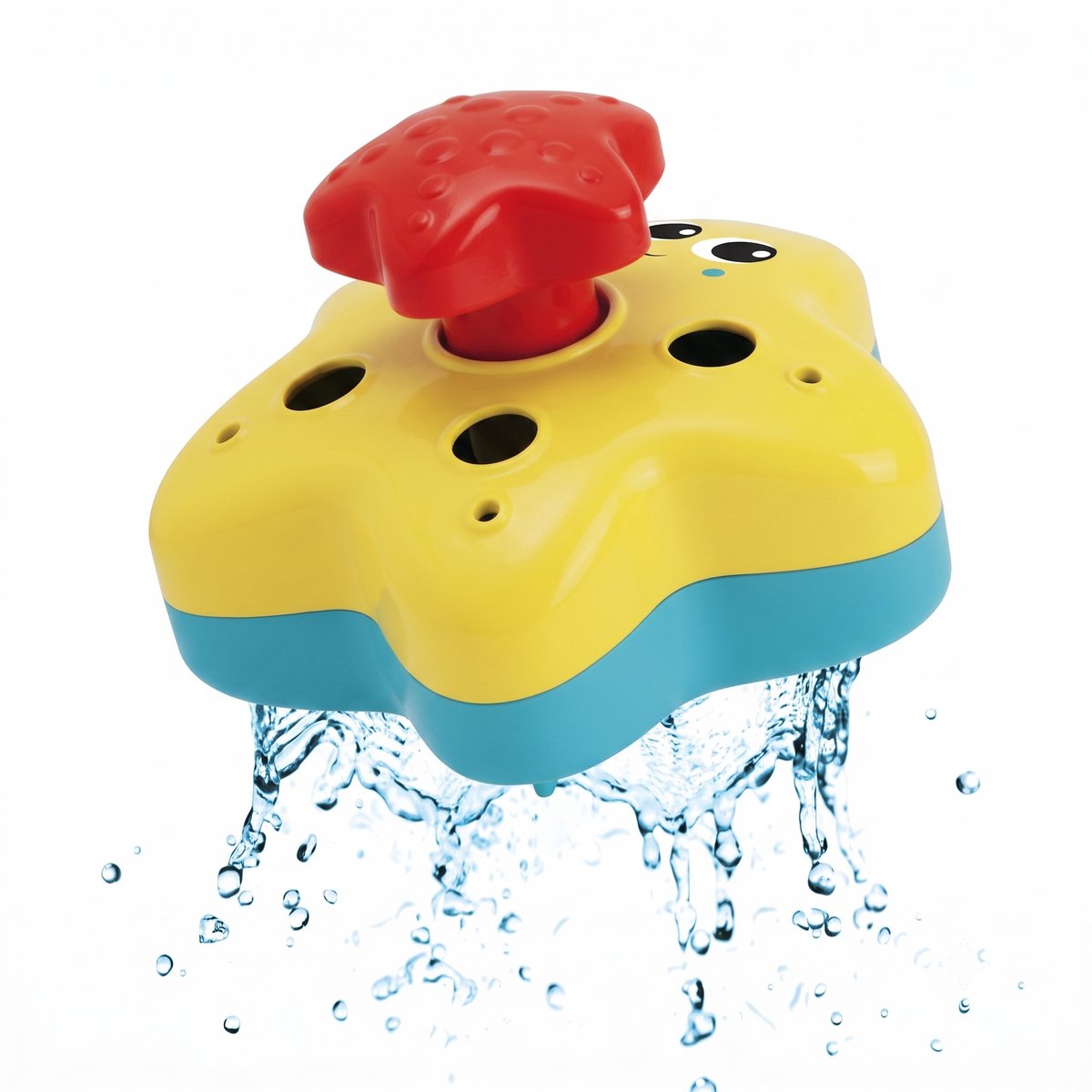 Chicco draaiende zeester - badspeelgoed - baby sense focus (6-36m)