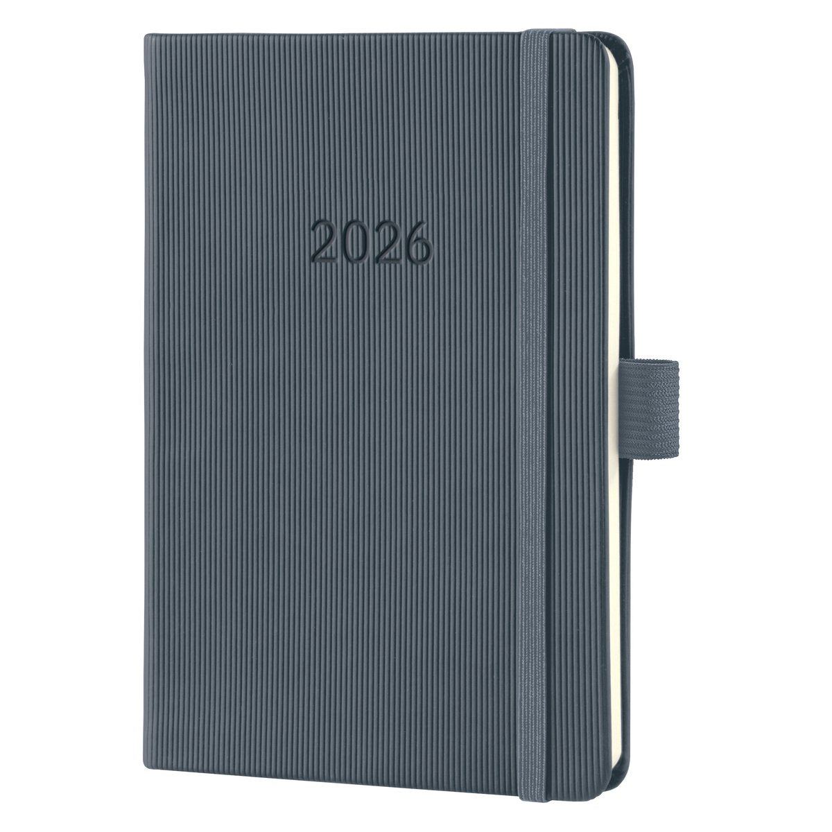 Agenda hebdomadaire Sigel 2026 conceptum - format a6 - gris foncé - couverture rigide - si-c2667