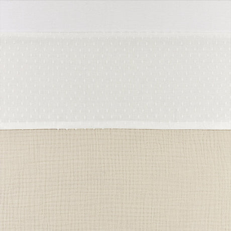 Drap de berceau Meyco baby plume - blanc cassé - 100x150cm - 0,3 tog