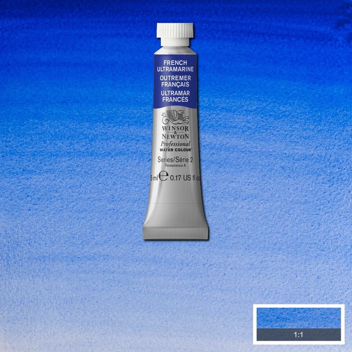 Winsor Newton W N Peinture aquarelle professionnelle 5 ml | Outremer français