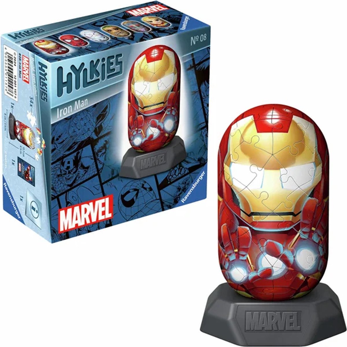Ravensburger 3d Puzzle Hylkies Marvel Iron Man, 54e.