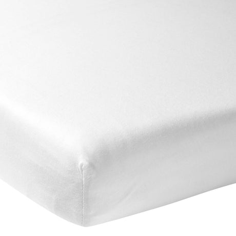 Meyco baby uni drap-housse cododo - blanc - 50x90cm