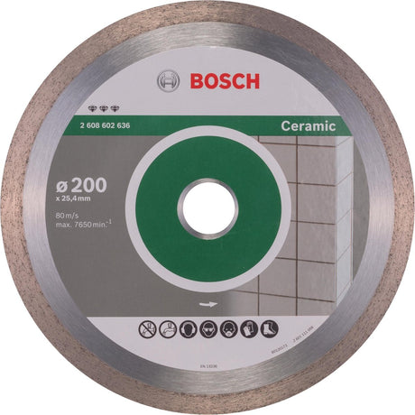 Disque diamant Bosch meilleure céramique 200 25,4