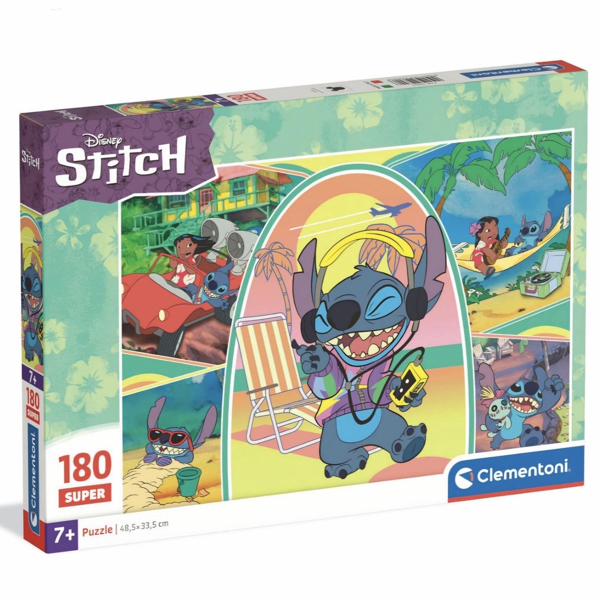 Clementoni - puzzle enfant - 180 pièces - super point 2025 - puzzle à partir de 7 ans