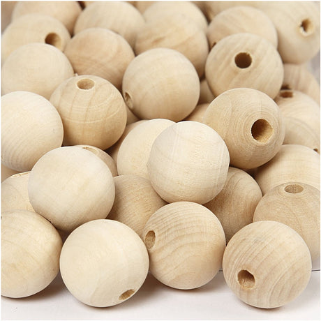Société créative https : www.ccobby.nl wooden-bead-d-20-mm-hole-size-4-mm-200-piece-1-box