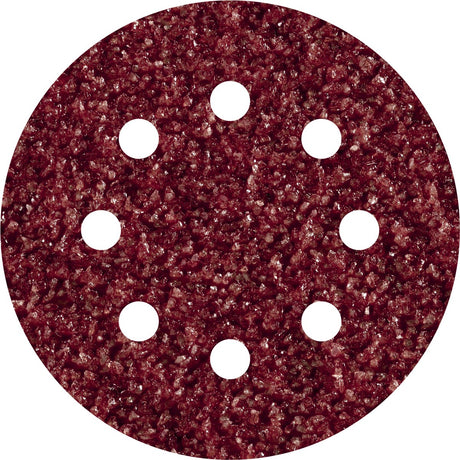 Wolfcraft - papier de verre grain 40 - 115 mm - 25 pièces - pour ponceuses - Fixation Velcro - 2269100