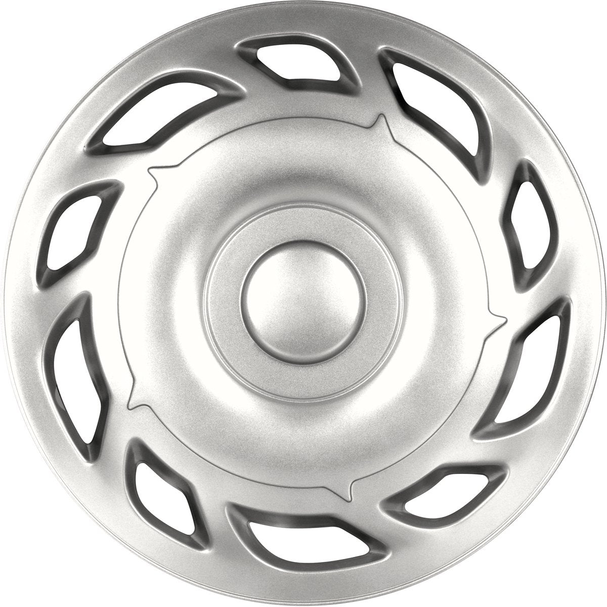 enjoliveurs Tino 12 pouces ABS argent lot de 4