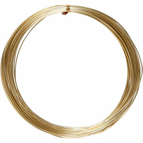 Creativ company fil alu, rond, épaisseur 1 mm, or, 16 m 1 rouleau
