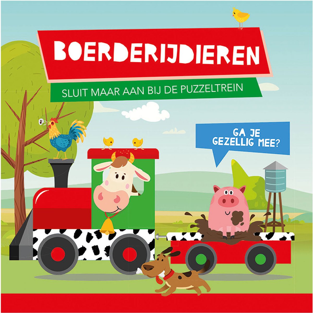 Livre et puzzle des éditeurs de lanternes forment des animaux de la ferme