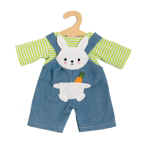 Douchés poupées avec chemise à rayures Bunny Lou, 35-45 cm