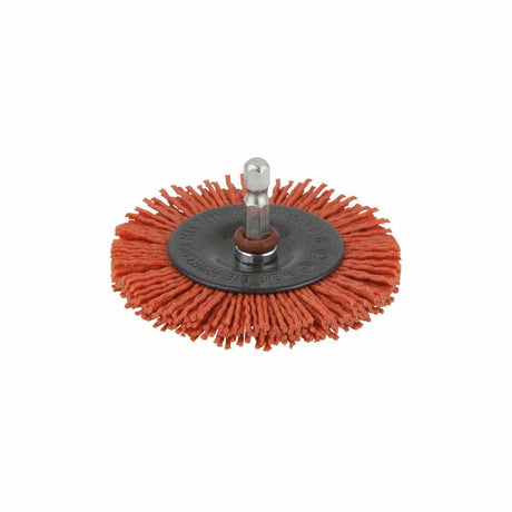 Wolfcraft - Brosse disque en fil de nylon pour perceuse - 75mm - 1500000