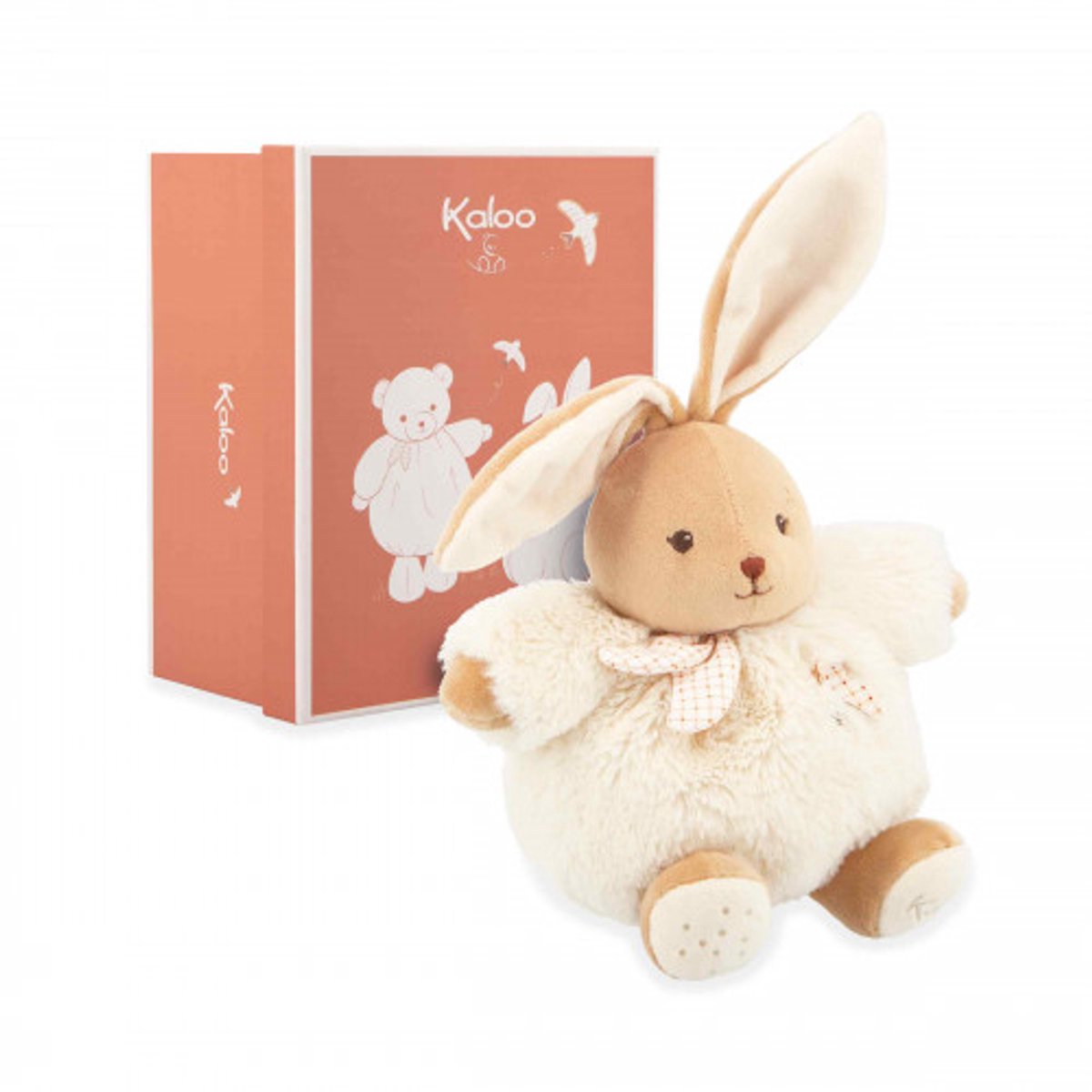 Kaloo patapouf - peluche - lapin - couleur crème - 17 cm.