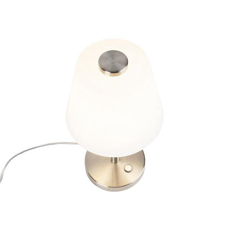 Trio émeraude - lampe de table - nickel mat - incl. 1x SMD 4,5 W - tactile en 4 étapes