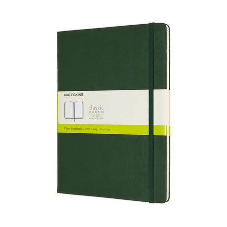 Carnet classique Moleskine - extra large - couverture rigide - vierge - vert myrte