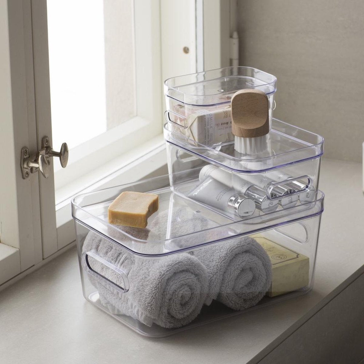 Smartstore - boîte de rangement compacte m 5,3 litres - plastique - transparent