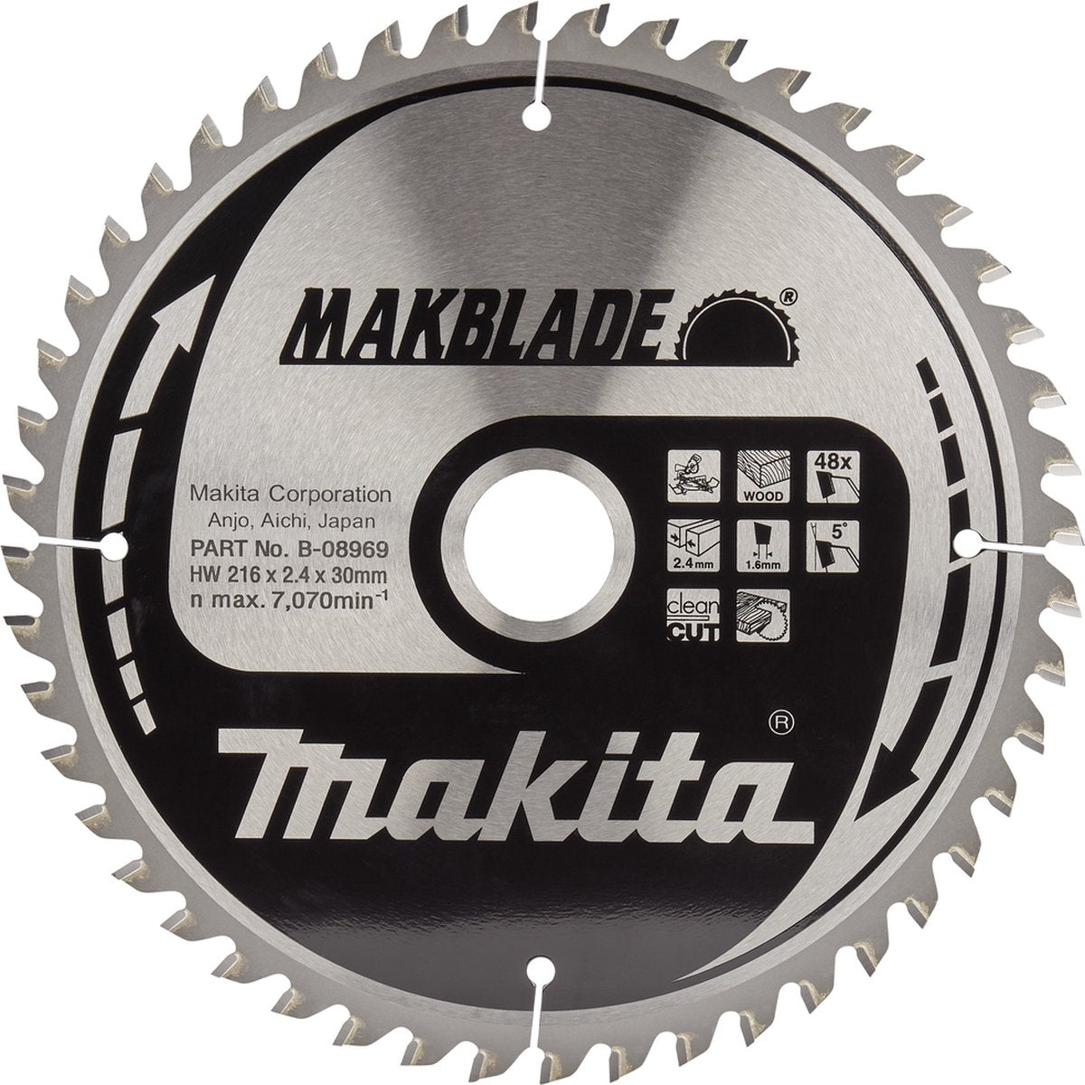 Makita scie à bois 216x30x48t 5g - b-08969