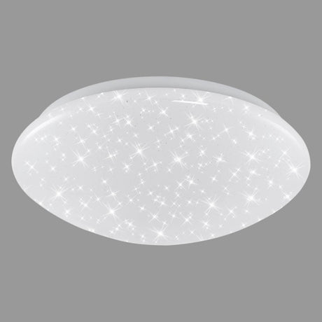 Briloner vipe - plafonnier LED - plafonnier effet ciel étoilé - lampe chambre d'enfant - 4 000 k - 1 200 lm - 12w - ø28 cm - blanc