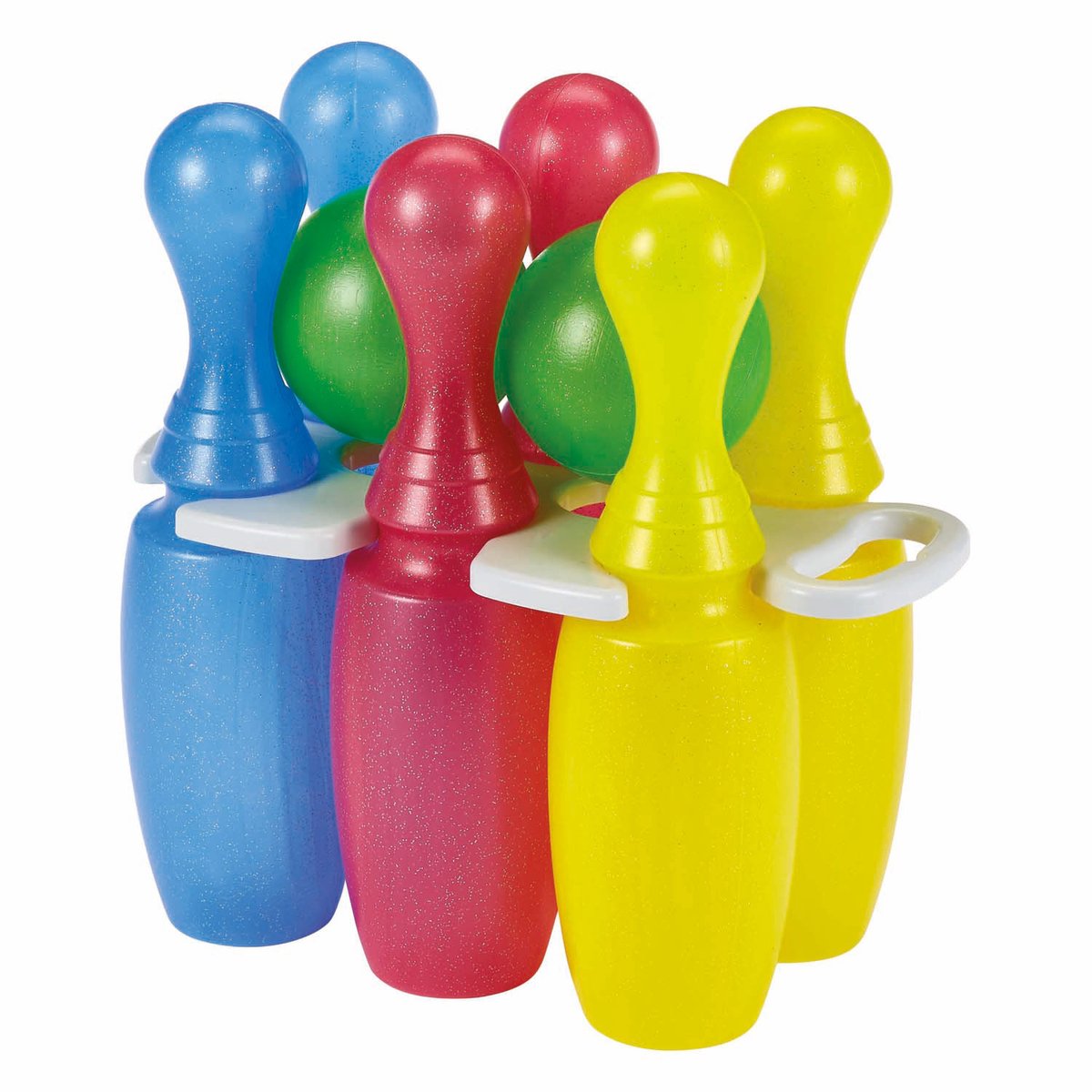 Jeu de quilles Ecoiffier composé de 6 quilles et 2 boules