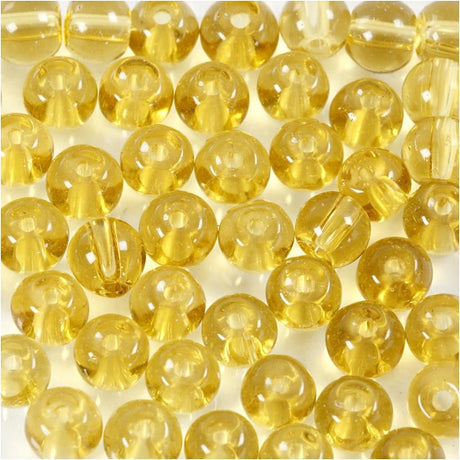 Creativ Company Glass Beads Yellows, 45th.