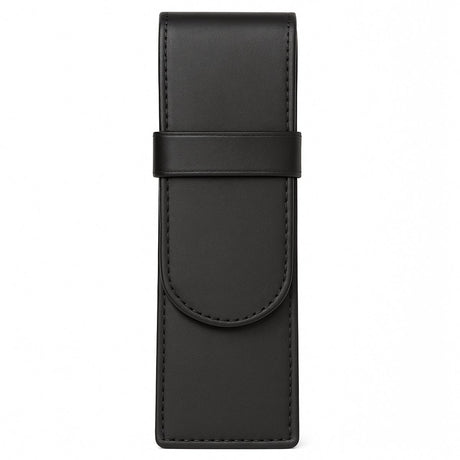 Étui à stylos Alassio - 2 stylos - cuir - noir - ju-2610
