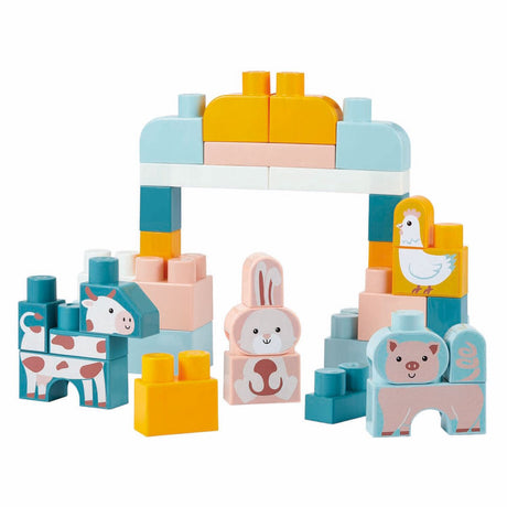 Blocs de construction Abrick avec animaux de la ferme - 55 pcs.
